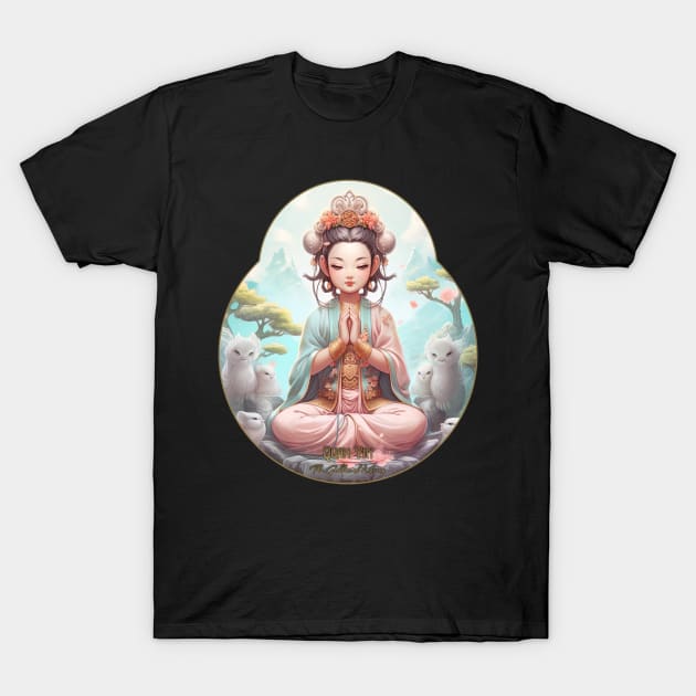 Quan Yin, Goddess of Mercy T-Shirt by DanielLiamGill